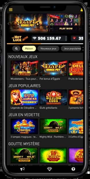 Action Casino French Mobile